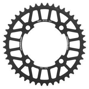 Plateau BMX 4 branches Ø 104 Stronglight 44 dents Mono Noir (Pour Chaîne 1-2 X 3-32)
