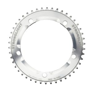 Plateau Piste 5 branches Ø 144 Stronglight 46 dents Argent Alu 7075 Pour Chaîne 3.17 mm (1"1-8)