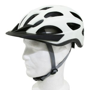 Casque Vélo Urbain-City Adulte Polisport Urbain-Citygo Creme Taille 58-61 System Quick Lock Avec Lumière Intégrée
