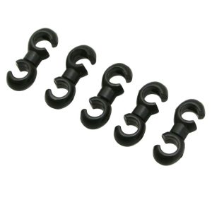 Attache Gaine Frein-Dérailleur Fibrax Noir (Sachet De 5Pcs)
