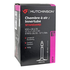 Chambre A Air Vélo 650 X 35B 28-35 Hutchinson Valve Presta 48 mm 163G