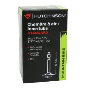 Chambre A Air Vélo 14 X 1.75 Hutchinson Valve Presta 32 mm 80G