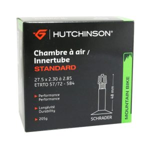 Chambre A Air Vélo 27.5 X 2.30-2.85 Hutchinson Valve Standard 48 mm 205G