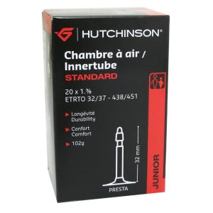 Chambre A Air Vélo 20 X 1 3-8 Hutchinson Valve Presta 32 mm 102G