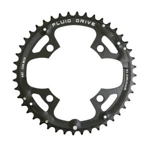 Plateau VTT 4 branches Ø 104 Pour Sunrace 44 dents Triple Extérieur Noir Alu Compatible Autres Marques