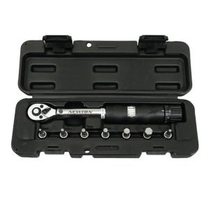 Torque Wrench 1-4 Clamping 2 14 Nm with Sockets Allen 2-3-4-5-6-10 Torx T25 (Supplied In Malette) -Newton