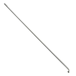 Spoke Leader Fox SILVER STAINLESS J-bend Head L 232 Dia 2.3 mm (Sold Individually Without Nut) - See 185897 for Nut