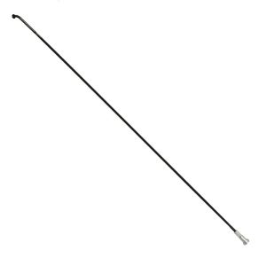 Rayon INOX Noir Plat (2,2 X 0,09 mm) Tête Coudée 2 mm L 260 mm Sapim Cx-Ray Avec Écrou (Vendu A L'Unite)
