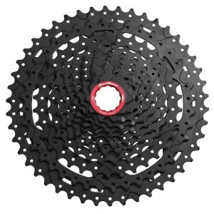 Cassette 11V. Sunrace Mx9 10-46 VTT Corps Xd (Empreinte Sram) (Livre En Boite) Metallic Argent - Livre Avec Adaptateur -