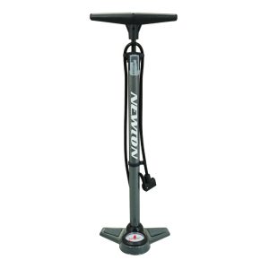 Floor Pump Newton Fpv1 Steel Colori Grey Fitting Double Style Switch with Manometre 11Bars Vp-Vs