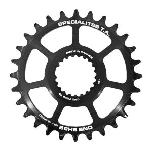 Plateau VTT Direct Mount Pour Shimano Xtr M9100 - Xt M8100 - Slx M7100 Ta One Sh52 28 dents Comp M900 10-11-12V. Narrow Wide Noir