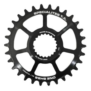 Plateau VTT Direct Mount Pour Shimano Xtr M9100 - Xt M8100 - Slx M7100 Ta One Sh52 30 dents Comp M900 10-11-12V. Narrow Wide Noir