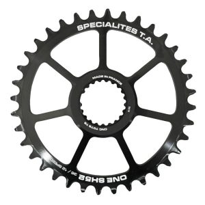 Plateau VTT Direct Mount Pour Shimano Xtr M9100 - Xt M8100 - Slx M7100 Ta One Sh52 36 dents Comp M900 10-11-12V. Narrow Wide Noir