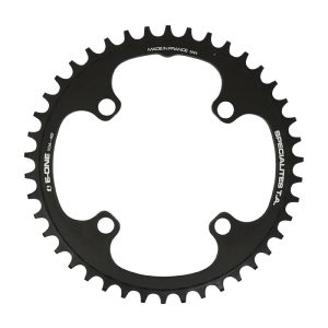 E-bike Chainring 4 arms Ø 104 for Bosch - Brose - Yamaha - Giant - Shimano E-Steps Ta E-One 42 teeth single Black Aluminum 7075 Narrow Wide