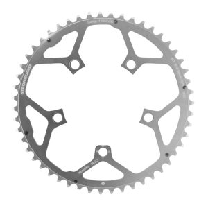 Plateau Route 5 branches Ø 110 Stronglight Ultra Torque 51 dents Extérieur Campagnolo Argent Alu 7075 Record Et Chorus Carbon-Centaur Alu-Fulcrum Rs Et Rrs 10V.