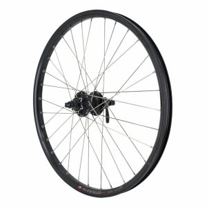 MTB Wheel - Cargo - E-bike - E-Bike - Longtail Rotor Lockring 24" Kargo L Shimano Hub M475 Cassette 11-10-9V 6 Holes Black (Reinforced) Rim 25C 32 Stainless Spokes -Max. Weight 225 Kg