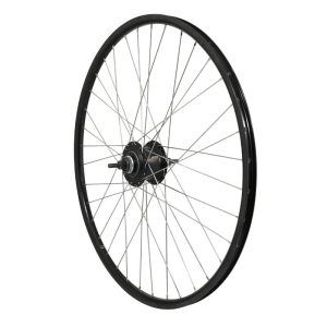 Roue VTC 700 X 35 - 28" Er20 Arrière Noir Double Paroi Moyeu Nexus Inter 7V Disque Centerlock 36 Rayons INOX(Sg-C3001-7D) Jante 622-19