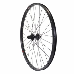 MTB Disc Wheel 29" Trucky 30 Boost Tubeless Ready Rear CenterLock Black Shimano Hub Tc500 Cassette Microspline 12V Thru-axle 12-148 Rim 30C 32 Spokes