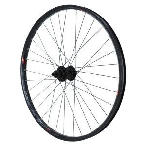 MTB Disc Wheel 27.5" Trucky 30 Boost Tubeless Ready Rear CenterLock Black Shimano Hub Tc500 Cassette Microspline 12V Thru-axle 12-148 Rim 30C 32 Spokes