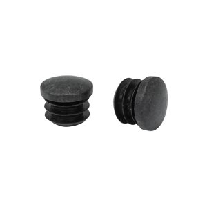 Bouchon Embout De Cintre Noir (Paire Sur Carte)