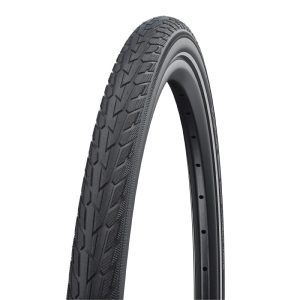 Pneu VTT Urbain 26 X 1.75 Schwalbe Road Cruiser Hs484 Noir Tr (47-559) Flanc Reflex