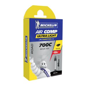 Chambre A Air Vélo 700 X 18-25 Michelin A1 Ultralight Valve Presta 80 mm