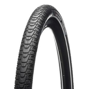 Pneu VTT Urbain - VAE 26 X 1.75 Hutchinson Haussmann Infinity Protect Noir Tr Reinforced 5 mm Flanc Reflex (47-559) Homologué VAE E50