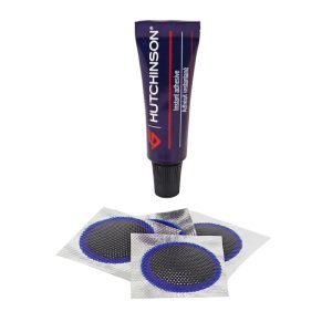 Repair Kit Tubeless Tire MTB Hutchinson per Inner with Patches - Box (Glue 3G + 4 Patchs 25 mm)