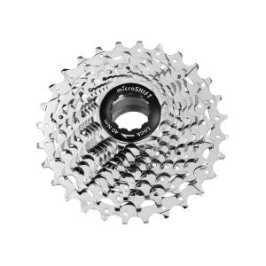 Cassette 10V. Microshift 11-28 Pour Shimano-Sram Route Argent (Vendu A L Unite) (11-12-13-14-15-17-19-21-24-28) (Offre Spéciale)