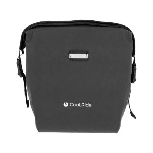 Sacoche Avant Cintre Trottinette - Vélo Coolride Noir 100% Waterproof (Volume 4L)