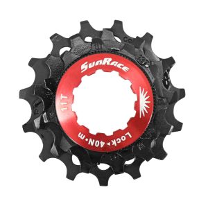 Kit 3 Pignons Sunrace Pour Cassette 12V. 11-13-15 Noir Avec Econtre Écrou Blocage