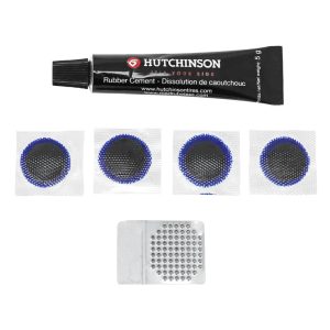 Repair Kit Tubeless Tire Road Hutchinson per Inner with Patches - Box (Glue 3G + 4 Patchs 17 mm)