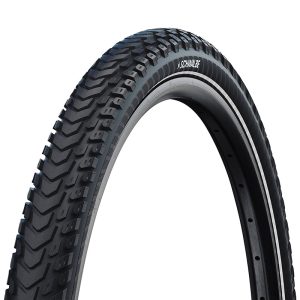 Pneu VTC Urbain 700 X 40 (28 X 1.60) Schwalbe Marathon Mondial Tr (42-622) Renfort 5 mm Flanc Reflex Noir