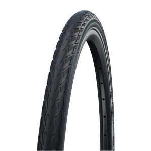 Pneu VTC Urbain 700 X 38 Schwalbe Delta Cruiser Plus Noir Tr (40-622) Renfort Green Guard Flanc Reflex