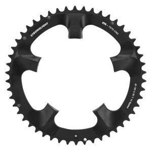 Plateau Route 5 branches Ø 130 Pour Shimano Ultegra 6700 Stronglight Ct2 50 dents Extérieur Noir 10V.