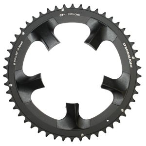 Plateau Route 5 branches Ø 110 Pour Shimano Ultegra 6750 Stronglight 50 dents Extérieur Noir Ct2 10V.