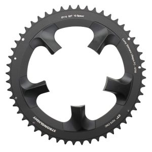 Plateau Route 5 branches Ø 110 Pour Shimano Ultegra 6750 Stronglight 52 dents Extérieur Noir Ct2 10V.