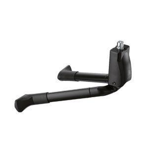 Béquille Vélo Double Centrale Ursus Big Foot 28"-700 Pliable Alu Noir (300 mm) - Supporte Poids 50Kgs (Livre Sur Carte)