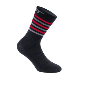 Chaussettes - Socquettes Hiver Gist Climatic Noir-Rouge 40-43 (Paire) Antibacterien