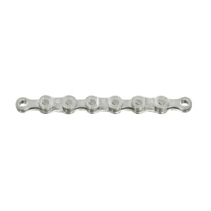 Chaîne Vélo VAE 7-8V. Sunrace Cnm8E Renforcée Argent 138 Maillons (Avec Attache Rapide Compatible Shimano Et Sram)