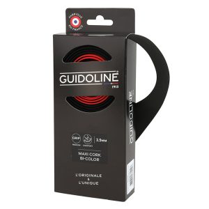 Bar Tape - Velox Handlebar Maxi Cork Bicolor Black/red - Guidoline