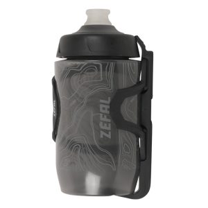 Porte Bidon Zefal Pulse Z2 Composite Noir Sortie Laterale Reversible 40G Avec Bidon Sense Pro 500Ml Adapte Pour Petits Cadres