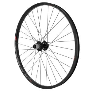MTB Disc Wheel 27.5" Trucky 30 Tubeless Ready Rear Black Hub Velox Bearing Rotor 6 Holes 11-10V Thru-axle 12-142 Rim 30C 32 Spokes -Max. Weight 250 Kg