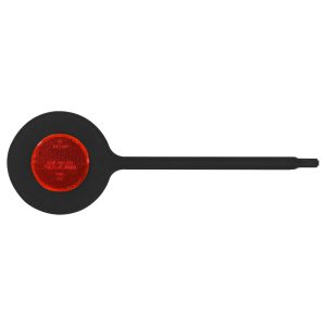 Écarteur De Danger Herrmans Noir Avec Fixation Sur Hauban Arrière Homologué (Vendu Sur Carte)