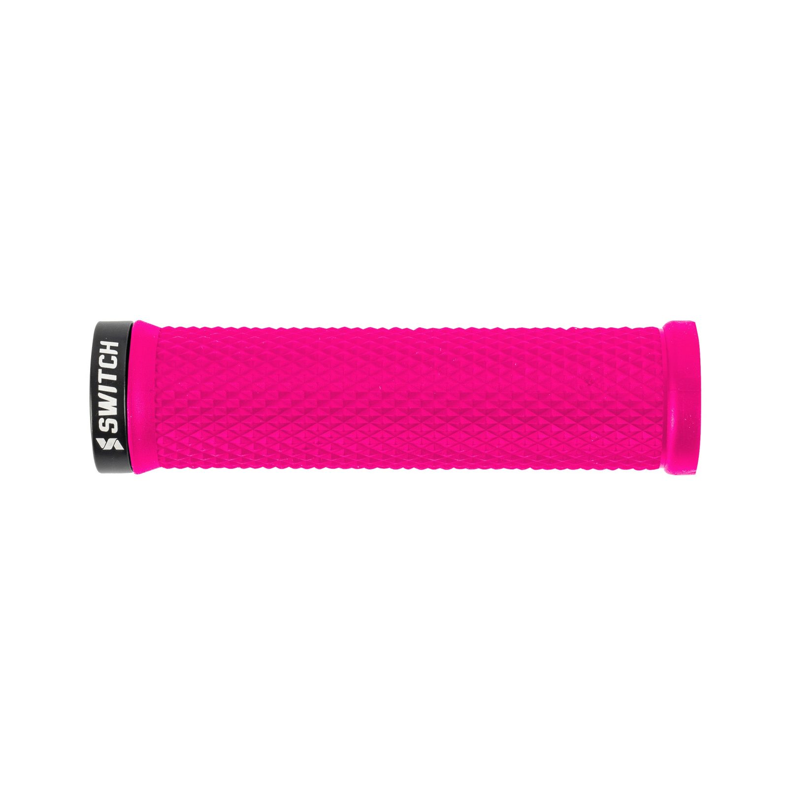 Poignée City-VTT Switch Flow Lock-On Rose Fluo (Paire)