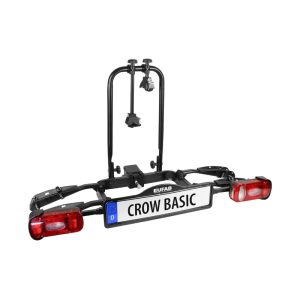Porte Vélo Plateforme Eufab Crow Basic Pour 2 Vélos VAE Fixation Rapide Sur L'Attelage - Charge Maxi 50Kgs