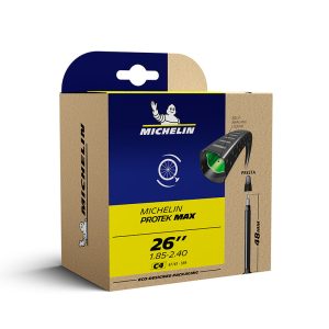 Chambre A Air Vélo 26 X 1.85-2.30 Michelin Protek Max C4 Valve Presta 40 mm Avec Liquide Anti-Crevaison (Offre Spéciale)