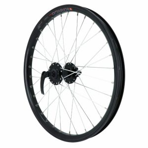 MTB Wheel - Cargo - E-bike - E-Bike - Longtail Rotor Lockring 20" Kargo L Front Black Hub Velox 6 Holes (Reinforced) Rim 25C 32 Spokes -Max. Weight 225 Kg