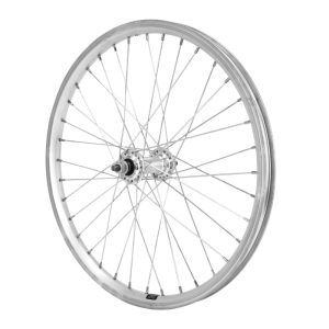 MTB Rim-brake Wheel 20" Er10 Front Aluminum Hub Solid Axle (Sold with Nut 9X100) Rim 19C