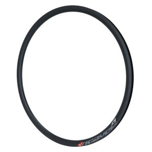 Rim Road 700 Gravel Pulse 19 Black 36T. Rotor Tubeless Ready Double Wall Profile 28 mm - 622X19C